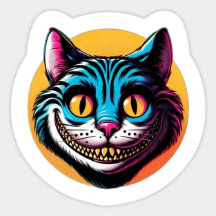 cheshire cat Sticker